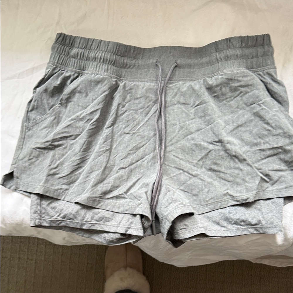 Mizuno Women's Athletic Gray Shorts